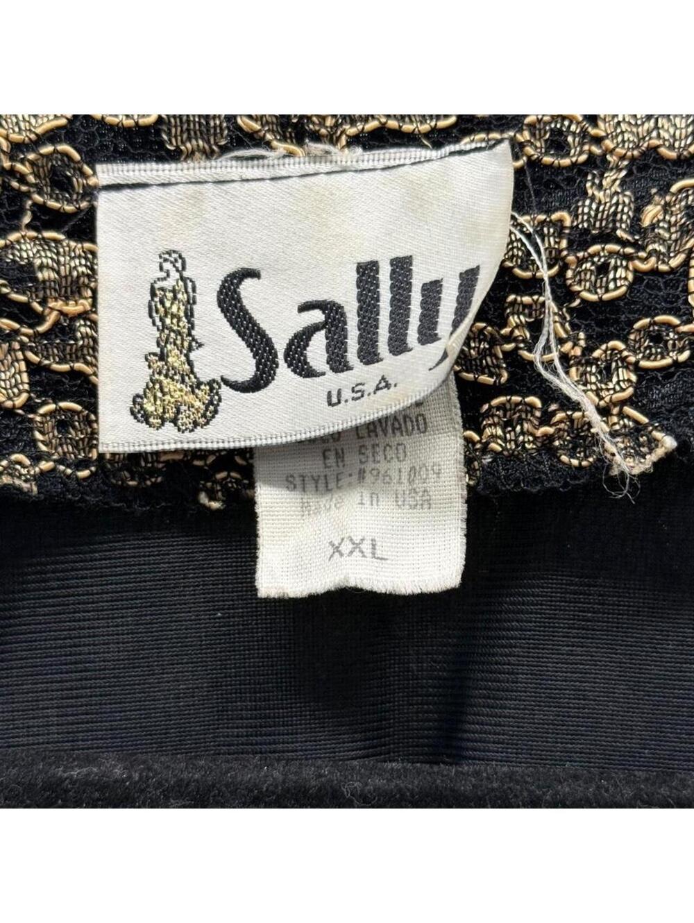 Vintage Gold Lace Blouse - Picture 3 of 3